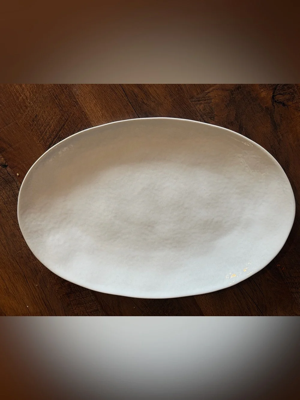 Classic White Oval Serving Platter - Home Dining